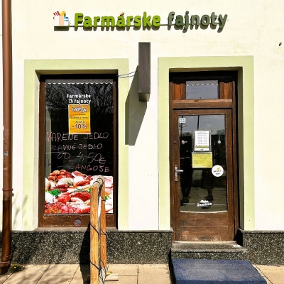 Farmárske fajnoty - predajňa exteriér